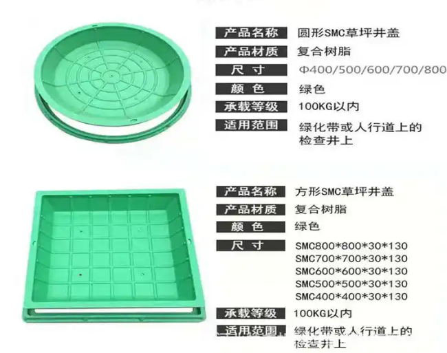 蛟河树脂复合种植井盖展示